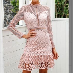 As seen on your favorite housewives!-eyelet  dress